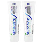 Sensodyne, Отбеливающая зубная паста с фтором, двойная упаковка, 2 тюбика по 113 г (4 унции)