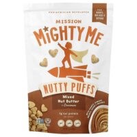Mission MightyMe, Nutty Puffs, смешанная ореховая паста с корицей, 42 г (1,5 унции)