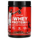 100% Whey Protein Plus, тройной шоколад, 826 г (1,82 фунта) — SIXSTAR