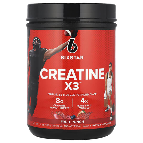 sst71681_v_42.jpg Creatine X3™, фруктовый пунш, 993 г (2,19 фунта) — SIXSTAR