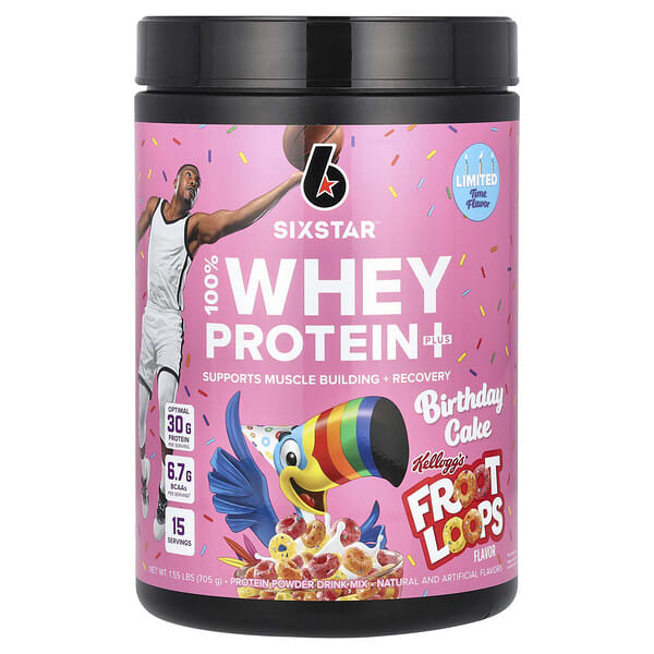 sst71734_v_8.jpg 100% Whey Protein Plus, праздничный торт Kellogg's Froot Loops, 705 г (1,55 фунта) — SIXSTAR