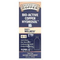 Bio-Active Copper Hydrosol™, 10 част. / Млн, 59 мл (2 жидк. Унции) — Sovereign Silver