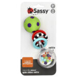 Inspire The Senses®, погремушка для блеска и блеска, для детей от 0 месяцев, 1 шт. — Sassy