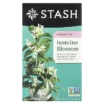 зеленый чай, цветы жасмина, 20 чайных пакетиков, 38 г (1,3 унции) — Stash Tea