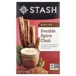 Black Tea, Чай с двумя специями, 18 чайных пакетиков, 1,1 унции (33 г) — Stash Tea