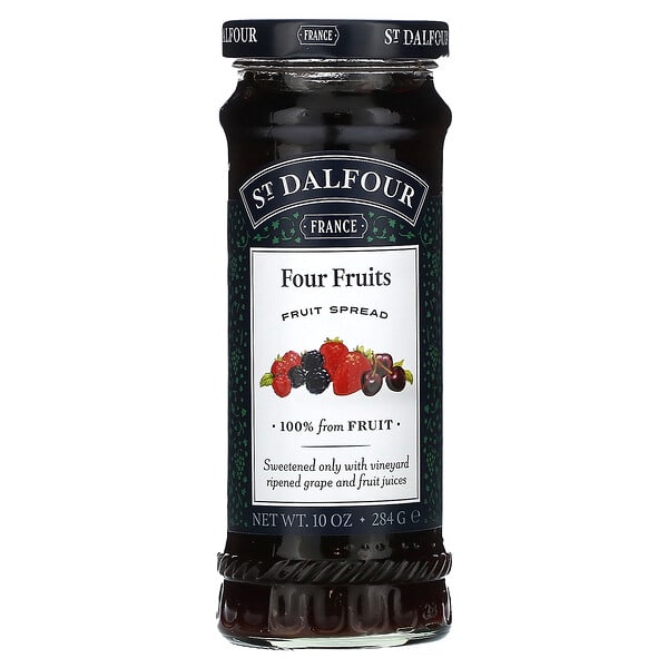 std95784_v_37.jpg Deluxe Four Fruits Spread, 284 г (10 унций) — St. Dalfour