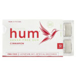 Hum®, жевательная резинка без сахара, корица, 12 шт. — Stevita Naturals