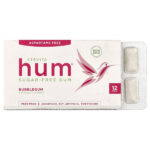 Hum®, жевательная резинка без сахара, со вкусом жевательной резинки, 12 шт. — Stevita Naturals