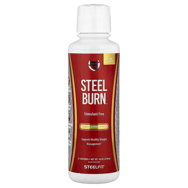 stf05035_v_28.jpg Steel Burn™, островной ананас, 473 мл (16 унций) — SteelFit