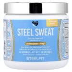 Steel Sweat™, катализатор метаболизма и энергия, со вкусом клубники и манго, 150 г (5,29 унции) — SteelFit