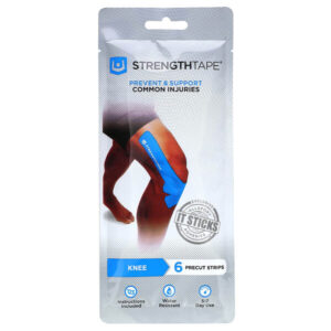 Kinesiology Athletic Tape, до колен, 6 предварительно нарезанных полосок — Strengthtape