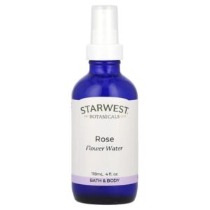Цветочная вода с розой, 118 мл (4 жидких унции) — Starwest Botanicals