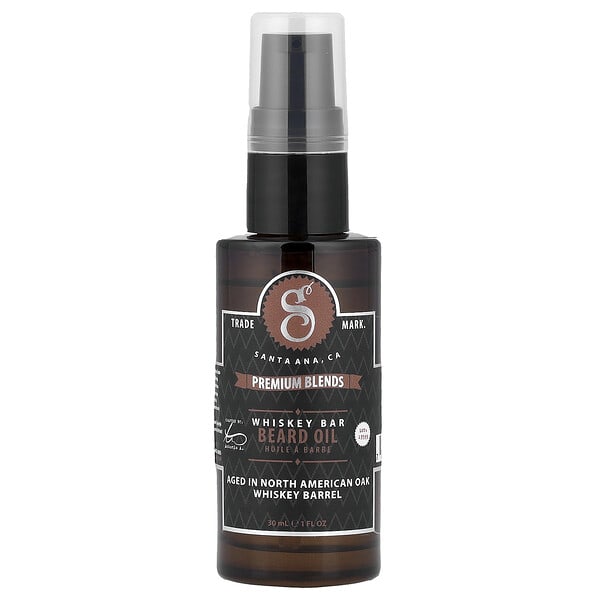 sua59962_v_17.jpg Premium Blends, масло для бороды, со вкусом виски, 30 мл (1 жидк. унция) — Suavecito