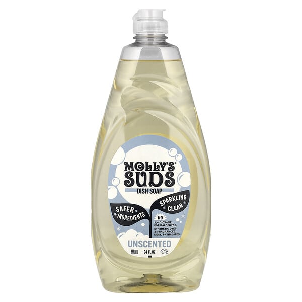 sud00625_v_8.jpg средство для мытья посуды, без запаха, 24 жидк. унции — Molly's Suds