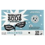 Простыни для сушки, без запаха, 120 листов — Molly's Suds