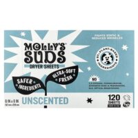 Простыни для сушки, без запаха, 120 листов — Molly's Suds