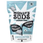 капсулы для стирки, без отдушек, 60 капсул, 0,84 кг (29,63 унции) — Molly's Suds