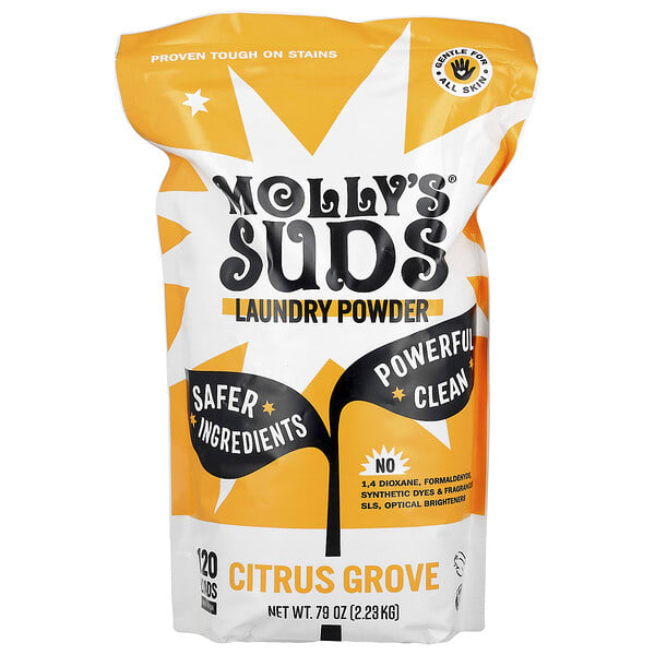 sud70136_v_32.jpg Original, порошок для стирки, Citrus Grove, 2,28 кг (80,25 унции) — Molly's Suds