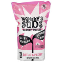 Стиральный порошок, лотос и пион, 2,23 кг (79 унций) — Molly's Suds