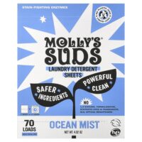 средство для стирки, морская свежесть, 35 шт. — Molly's Suds
