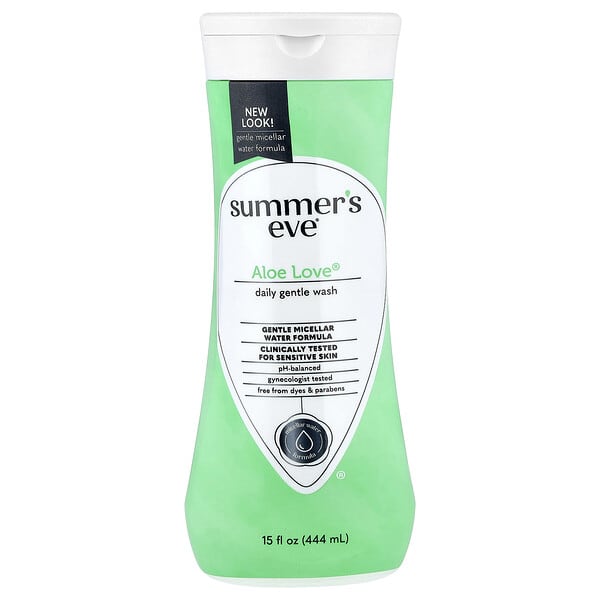 sue00250_v_39.jpg Daily Gentle Wash, Aloe Love®, 444 мл (15 жидк. унций) — Summer's Eve