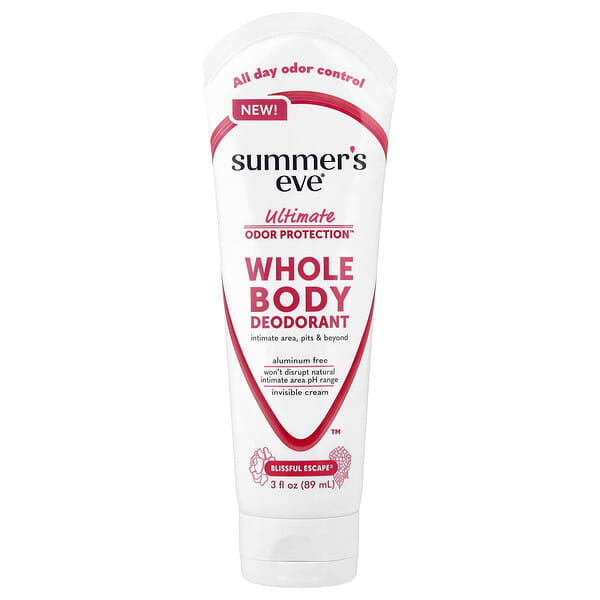 sue00330_v_8.jpg Ultimate Odor Protection™, дезодорант для всего тела, Blissful Escape®, 89 мл (3 жидк. унции) — Summer's Eve