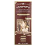 Surya Brasil, Henna Cream, веганская полуперманентная краска для скрытия седины и тоник для обесцвеченных волос, золотисто-коричневый, 70 мл (2,37 жидк. унц.) — изображение 2