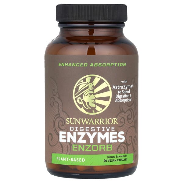 suw02332_v_32.jpg Digestive Enzymes, Enzorb, 90 веганских капсул — Sunwarrior