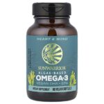 Омега-3, ДГК + ЭПК для веганов, 60 веганских мягкий таблеток — Sunwarrior