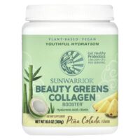 Beauty Greens Collagen Booster, пина-колада, 300 г (10,58 унции) — Sunwarrior