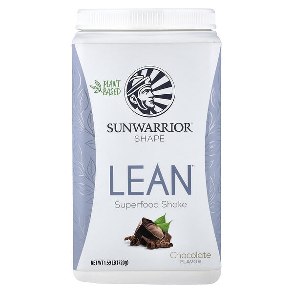 suw02762_v_88.jpg Shape, Lean™, коктейль с суперфудами, со вкусом шоколада, 720 г (1,59 фунта) — Sunwarrior
