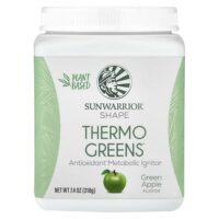 Shape, Thermo Greens™, со вкусом зеленого яблока, 210 г (7,4 унции) — Sunwarrior