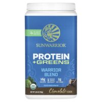 Warrior, смесь протеина и зелени, со вкусом шоколада, 750 г (1,65 фунта) — Sunwarrior