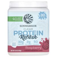 Clear Protein Refresh, малина, 420 г (14,8 унции) — Sunwarrior