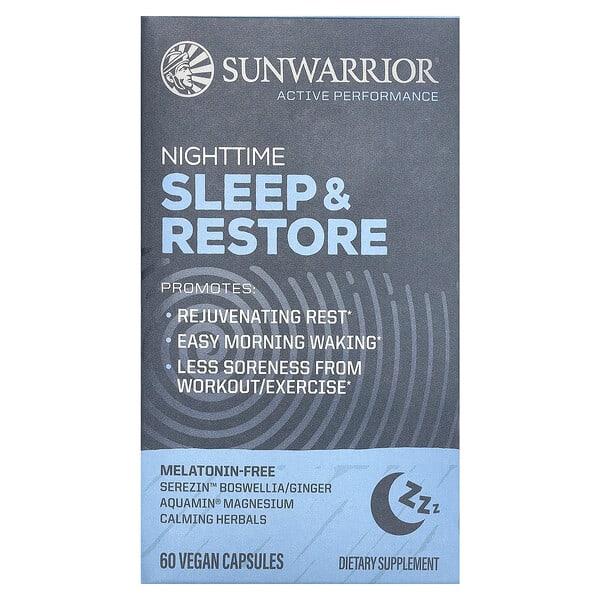 suw92150_v_21.jpg Nighttime Sleep & Restore, 60 веганских капсул — Sunwarrior