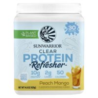 Clear Protein Refresher, персик и манго, 420 г (14,8 унции) — Sunwarrior