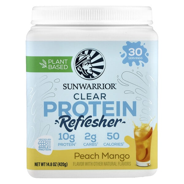 suw92167_v_8.jpg Clear Protein Refresher, персик и манго, 420 г (14,8 унции) — Sunwarrior