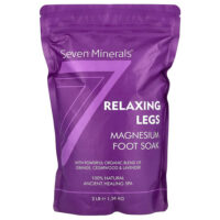 Relaxing Legs, средство для ног с магнием, апельсин, кедр и лаванда, 1,36 кг (3 фунта) — Seven Minerals