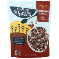 Подсолнечные хлопья, настоящее какао, 227 г (8 унций) — Seven Sundays