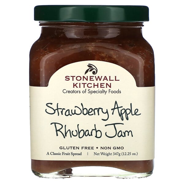swk00301_v_8.jpg джем из клубники, яблока и ревеня, 347 г (12,25 унции) — Stonewall Kitchen