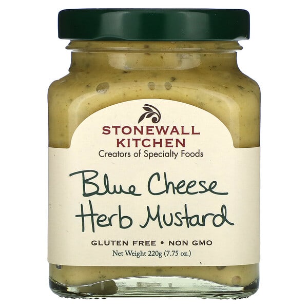 swk03117_v_8.jpg Blue Cheese Herb Mustard, 7.75 oz (220 g) — Stonewall Kitchen
