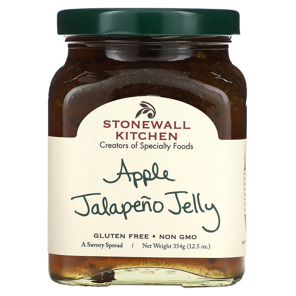 swk03314_v_8.jpg желе из яблок и халапеньо, умеренное, 354 г (12,5 унции) — Stonewall Kitchen