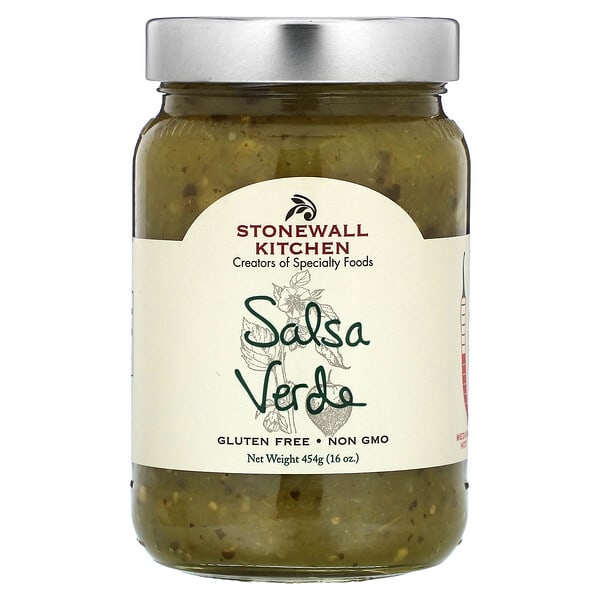 swk03440_v_10.jpg зеленая сальса, средней остроты, 454 г (16 унций) — Stonewall Kitchen