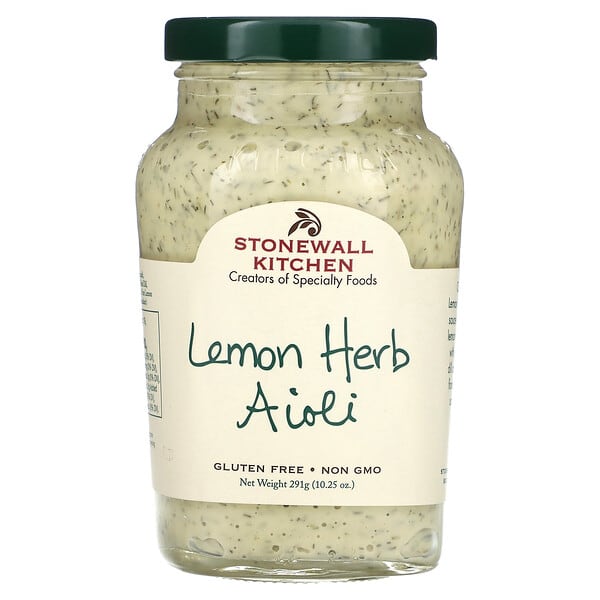 swk31405_v_8.jpg Айоли, с лимоном и травами, 291 г (10,25 унции) — Stonewall Kitchen