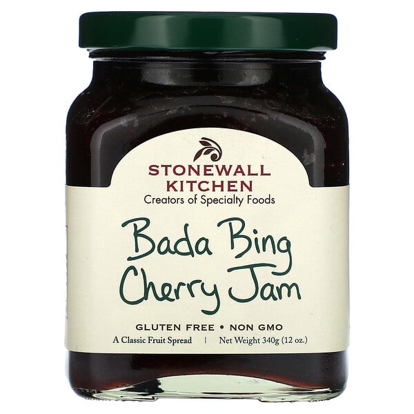 swk33536_v_8.jpg Bada Bing, вишневый джем, 340 г (12 унций) — Stonewall Kitchen