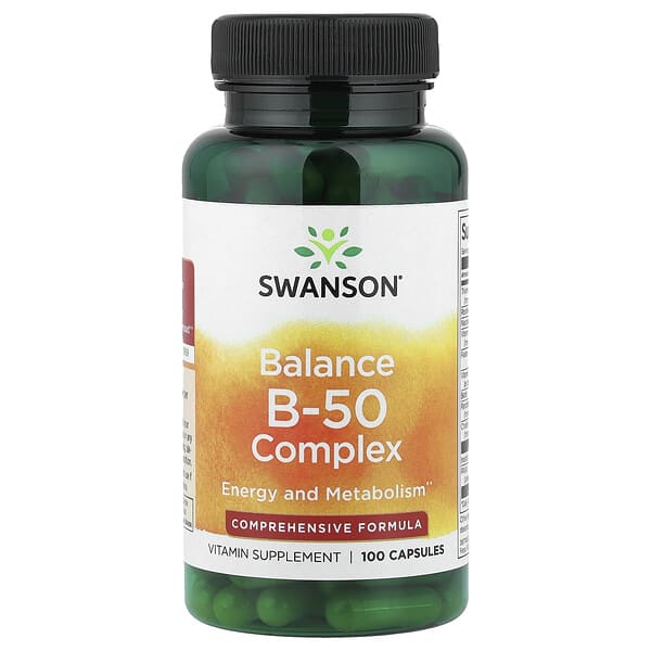 swv01057_v_24.jpg Balance B-50 Complex, 100 капсул — Swanson