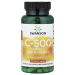 C-500, витамин C с шиповником, 100 веганских капсул — Swanson