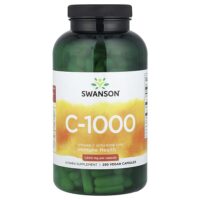 C-1000, витамин C с шиповником, 250 веганских капсул — Swanson