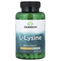 L-лизин, 500 мг, 100 капсул — Swanson