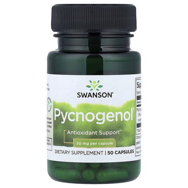 swv01612_v_24.jpg Pycnogenol®, 50 мг, 50 капсул — Swanson